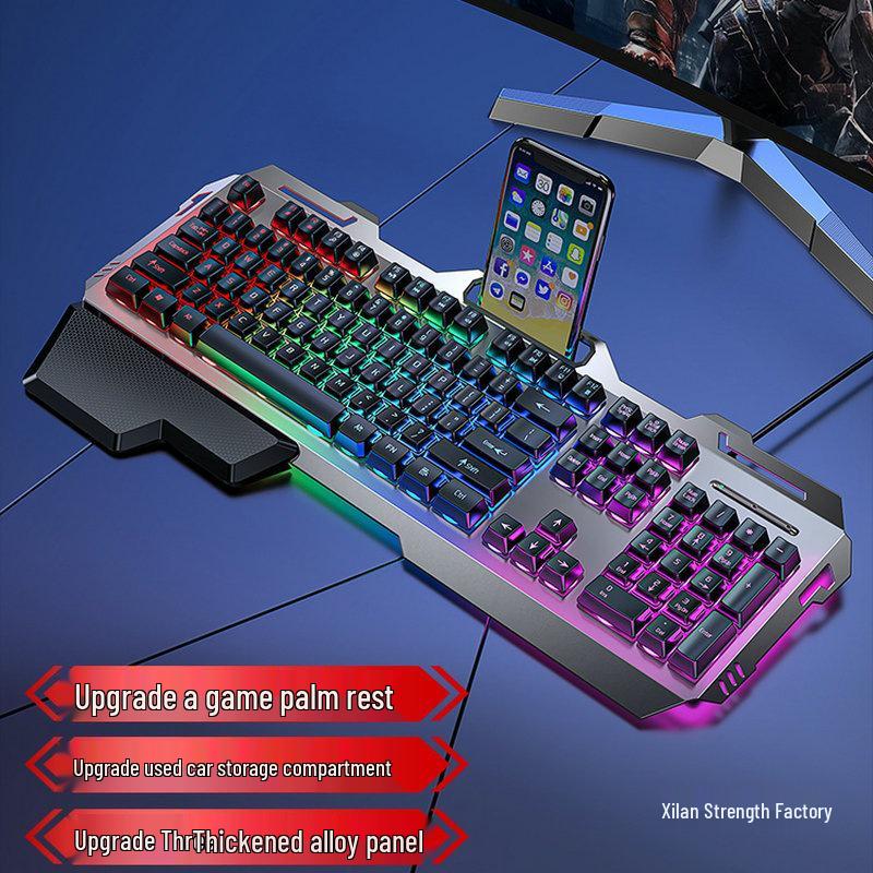 GX80 Mechanical Keyboard, Mouse & Headset Set - Brown Switch, Wired for Laptop & E-sports Gaming