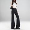 Autumn American-style denim high-waisted slightly pulled jeans for women's autumn and winter new Spice Girls slim-fitting without sticking to their