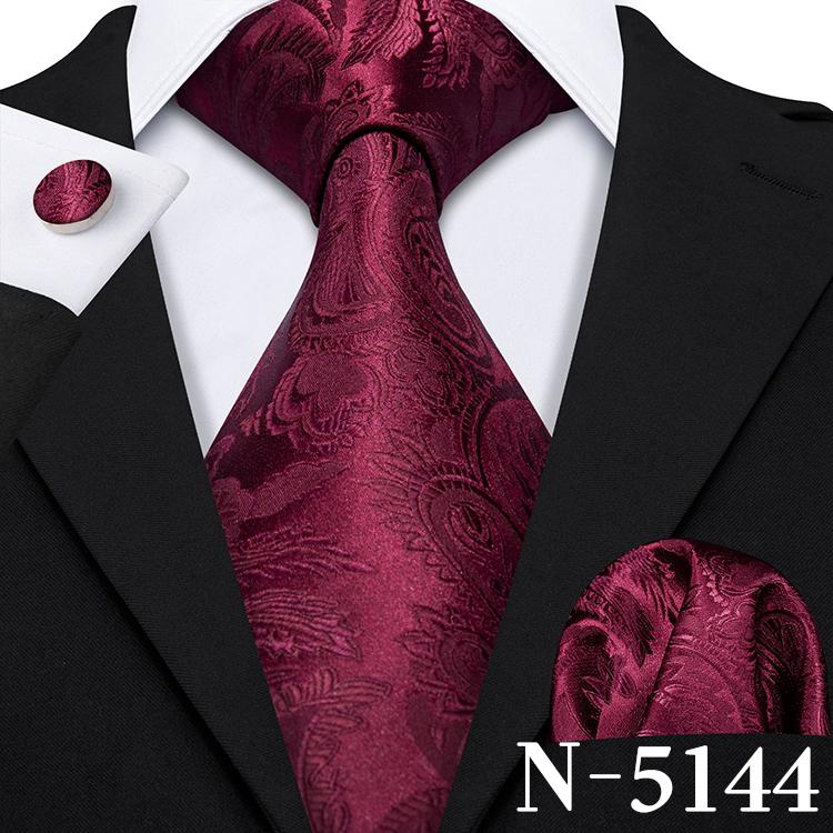 Coole Krawatten für Herren, 8 Stile, gestreift, kariert, Krawatte, Einstecktuch, Manschettenknöpfe, Set für Hochzeit, Geschäftsparty
