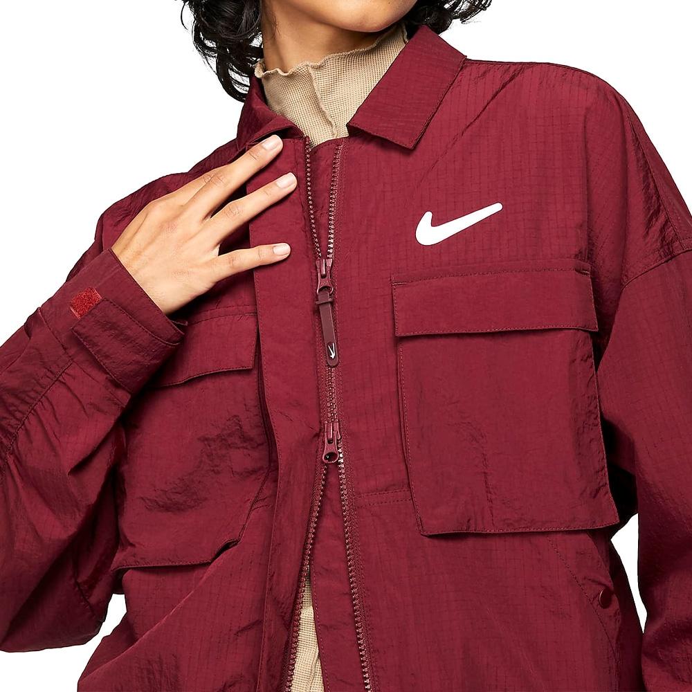 Nike AS W NSW SWSH WVN Jacke Unisex Bordeauxrot DR5621-638