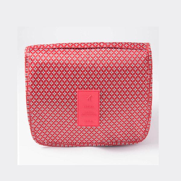 Large Capacity Portable Makeup Bag with Hanging Hook