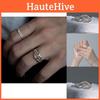 Chic Minimalist Geometric Design 925 Silver Ring For Men And Women Gifts