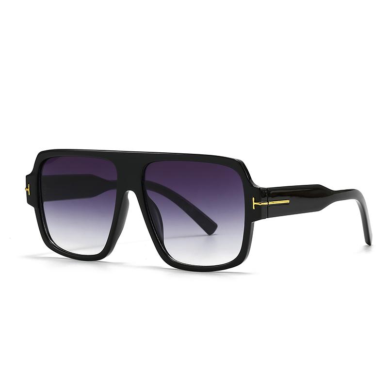 Foreign Trade Cross-Border Modern Sunglasses European and American Street Photography Square Sunglasses for Women 9288