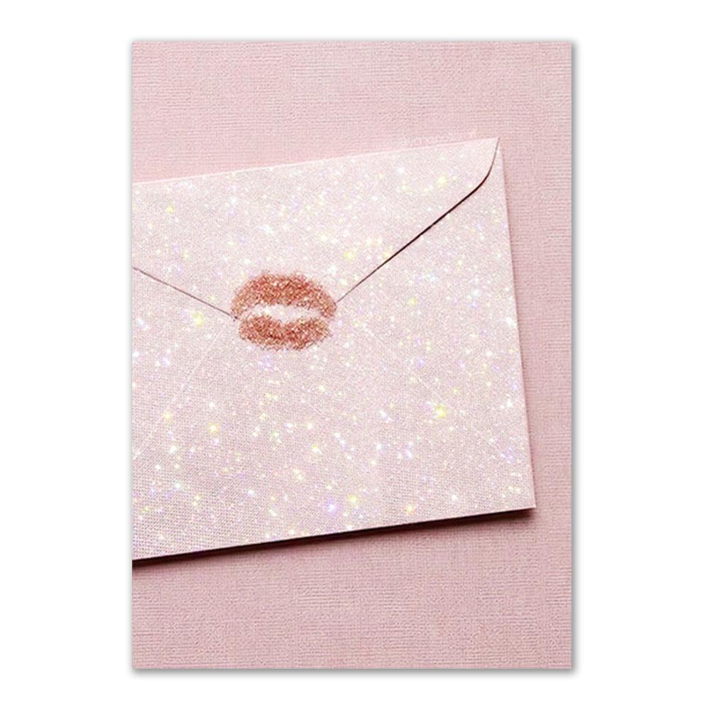 Pink Modern City Wall Art Plakát Tisk Květina Balón Móda Pařížská věž Obraz na plátně Dekorace Obraz pro domácí dekoraci