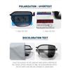 AORON Metal Frame Photochromic Polarized Sunglasses Classic Sport Driving Fishing Glasses UV400 Anti Glare Sunglasses