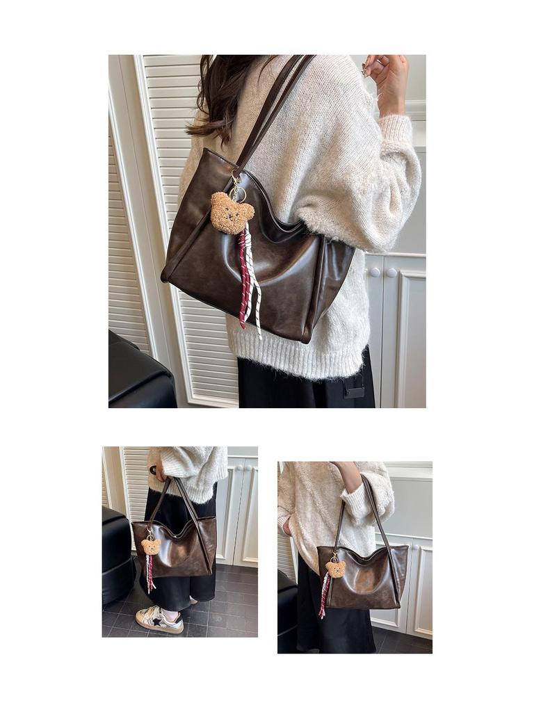 Korean Style Minimalist Women’s Shoulder Bag - Autumn/Winter 2025 Retro Design