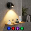 13 Colors Magnetic LED Spotlight Dimmable Wall Lamp Accent Lights Wireless Night Light Indoor