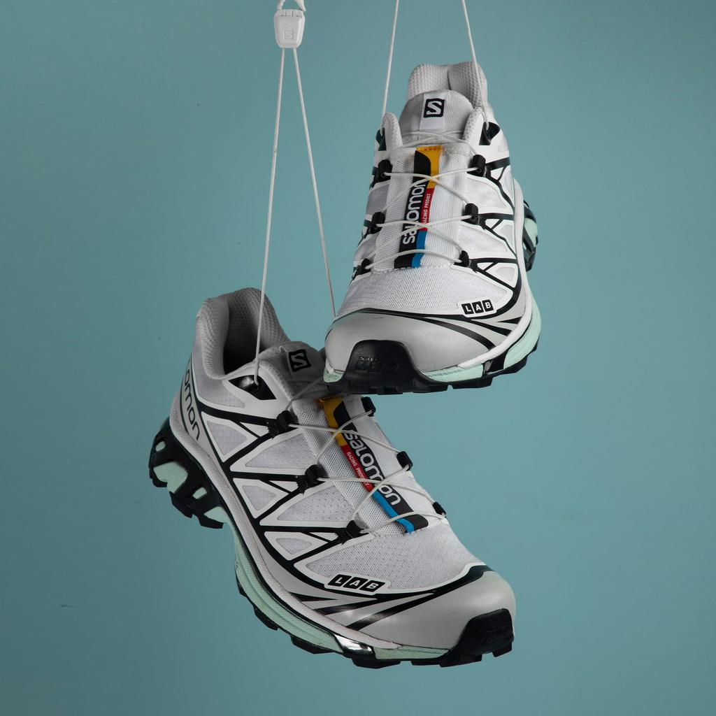 SALOMON XT 6 Textile, TPU Low Top Running Shoes Unisex White L41317300