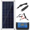 100 W 60 A/100 A Solarpanel-Set, Solarpanel, Batterieladegerät, Controller, Dual-USB-Solarplatte, Solarzellen-Controller für Wohnwagen, Boot