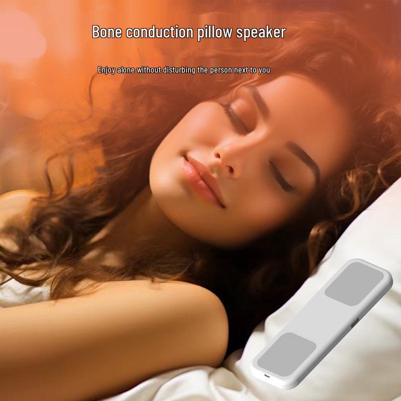 

Bluetooth-динамік для сну з кістковою провідністю, навушники для сну під подушку срібло сірий колір