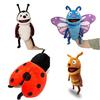 Cute And Soft Butterfly Plush Toy For Children Wholesale Insect Animal Hand Puppet Doll