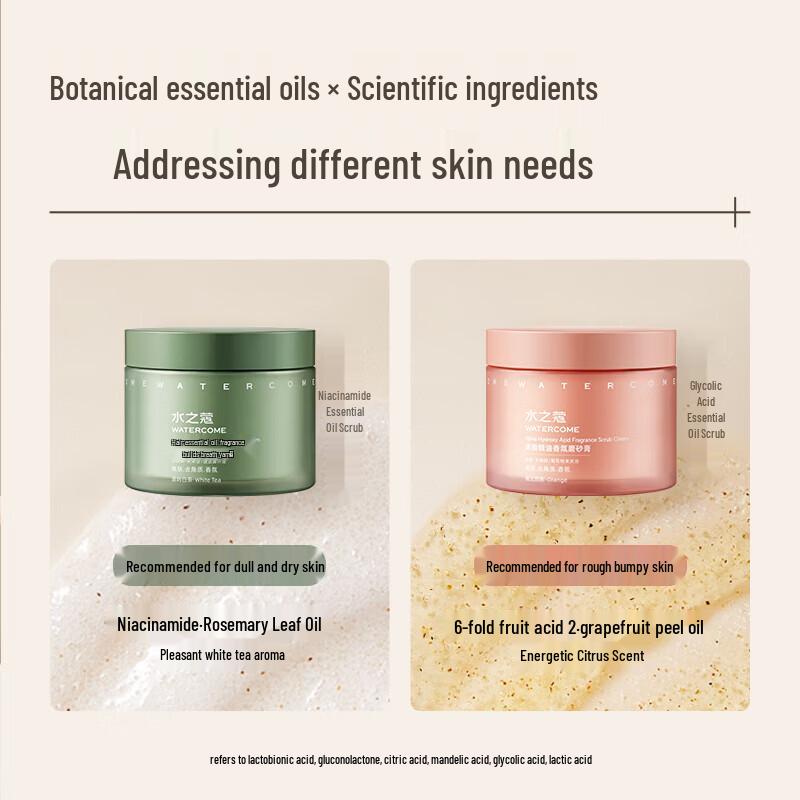 Water of Code Fruit Acid Essential Oil Body Scrub