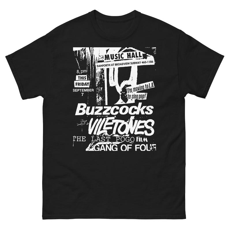 

230 Gsm 100% Cotton 70S Punk Rock Band Men S Classic Tee XXS чорний