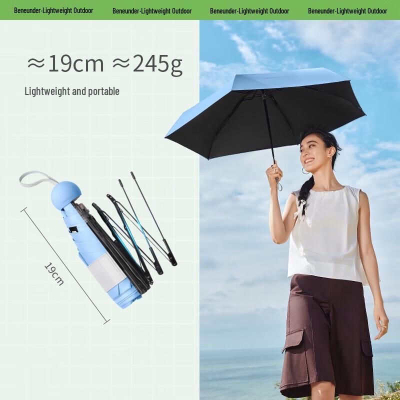 Beneunder Mini UV Protection Five-Fold Umbrella