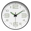 10 Inch Circular Minimalist and Fashionable Luminous Wall Clock Living Room Decoration Silent and Punch Free Wall Clock 3d