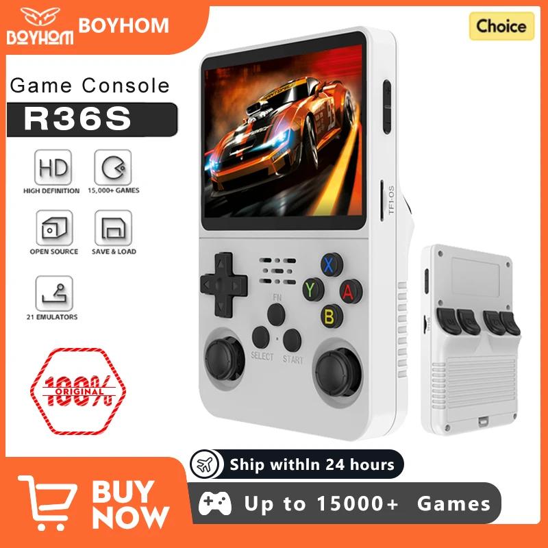 

Портативная игровая консоль R36S Retro с открытым исходным кодом, Linux-система, 3,5-дюймовый IPS-экран, портативный карманный видеоплеер, 64 ГБ, 128 ГБ, игры