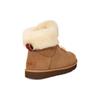 UGG Cow Suede Warm Non-Slip Casual Lace-Up Short Mid-Calf Snow Boots Women boots Chestnut 1130558-CHE