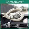 Playful Cartoon Angel Wing Car Ornament For Interior Decor And Seasonal Celebrations
