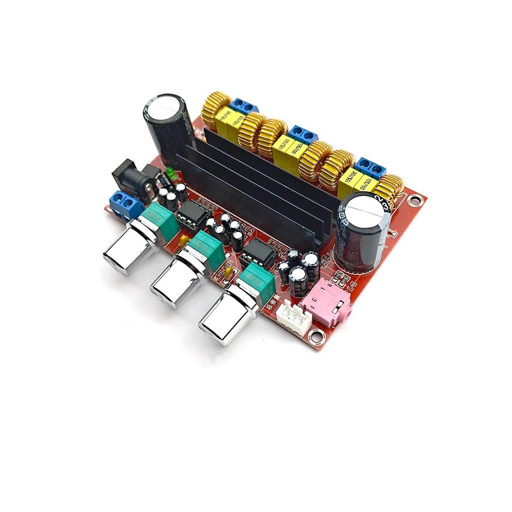 TPA3116D2 2.1 Channel Digital Amplifier Board XH-M139 12-24V Wide Voltage 2×50W+100W HiFi Subwoofer Module with AUX Input