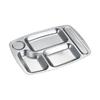 Jünmìntè 304 Stainless Steel Divided Meal Plate