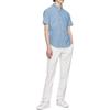 Polo Ralph Lauren Logo Pointed Collar Short Sleeve Shirt Men shirts Medium-Indigo 710844536-002