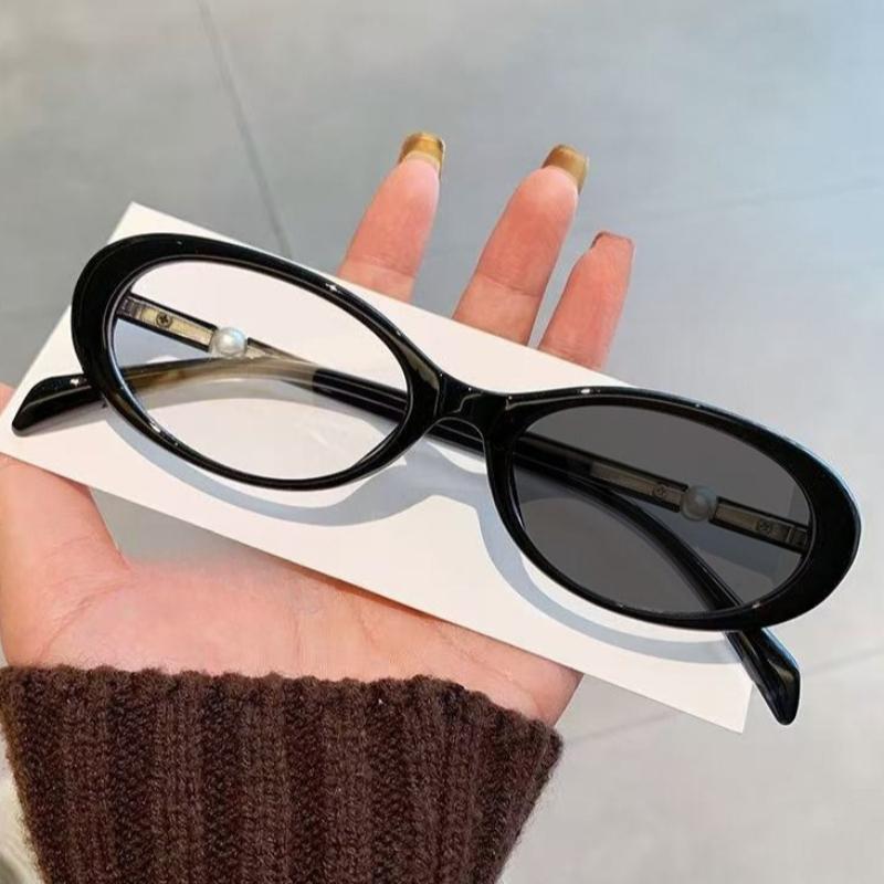 Retro Oval Frame Photochromic Myopia Glasses Women's INS Style High Definition Comfort Eyewear Minus Diopter 0 To -4.0