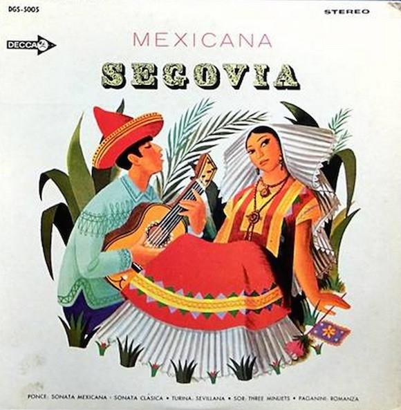 

LP Record ANDRES SEGOVIA Mexicana DGS5005 MCA 1967 Japan Obi Classical