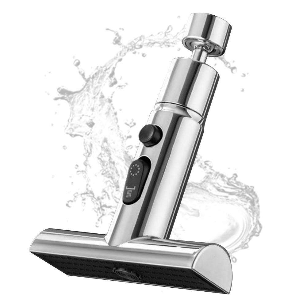 Swivel Faucet Attachment Anti-splash Splash Filter Faucet Aerator 3 Water Outlet Modes Kitchen Tap Extend for Kitchen Bathroom China Mainland