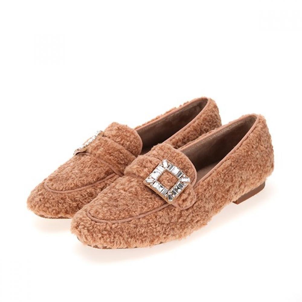 Barbara Furry Square Jewelry Loafer Bbg551be 250mm 14400₽