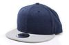 New Era 9FIFTY Heather Stripe Snapback Cap, Navy Shadow Heather/Grey