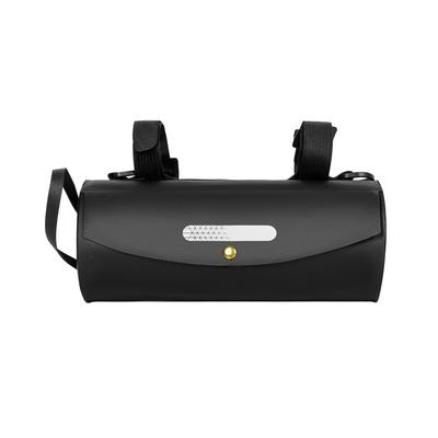 Bike Handlebar Bag Multi Functional Cylinder 2.5L Large Capacity Rainproof Compatible with Various Vehicles Portable