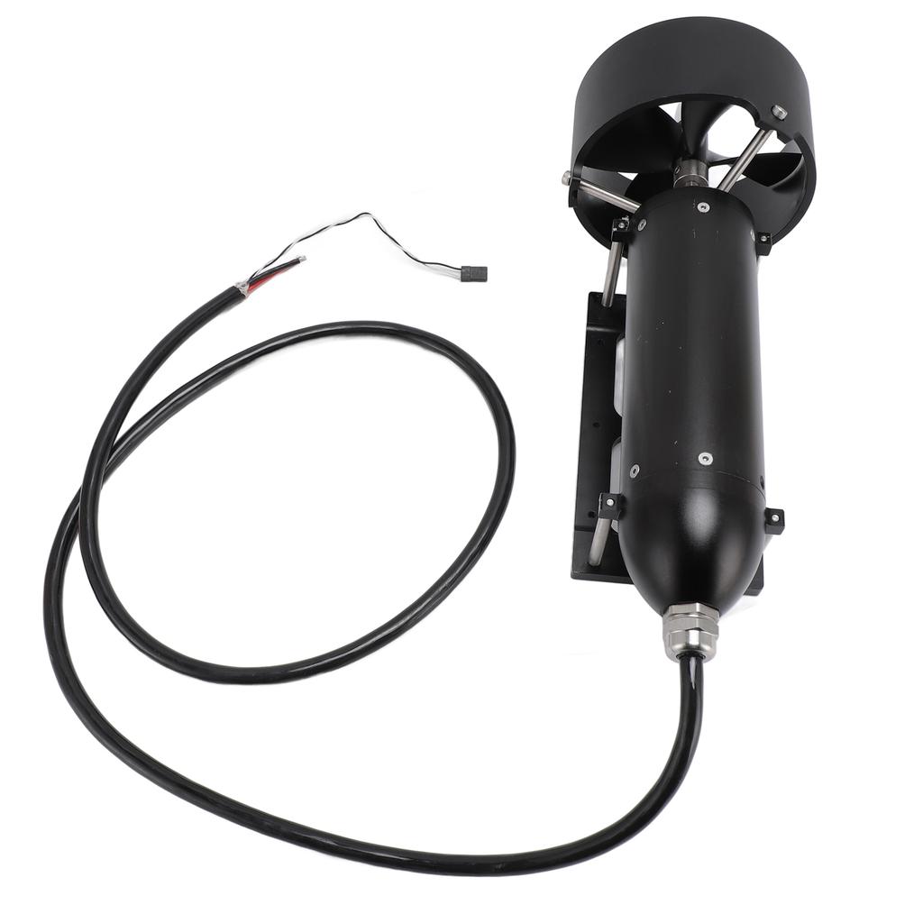 Underwater Thruster 24‑50V CNC Machinin Aluminum Alloy Waterproof Brushless Underwater Thruster for Boat Diving