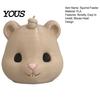 Easy to Install Bird Feeder Alternative Mouse Head Squirrel Feeder, Funny Animal Face Outdoor Playful Garden Accessory Hanging Wildlife Feeding