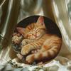 Metal Tin Sign Cat and Flowers Beach Landscape Home Office Wall Art