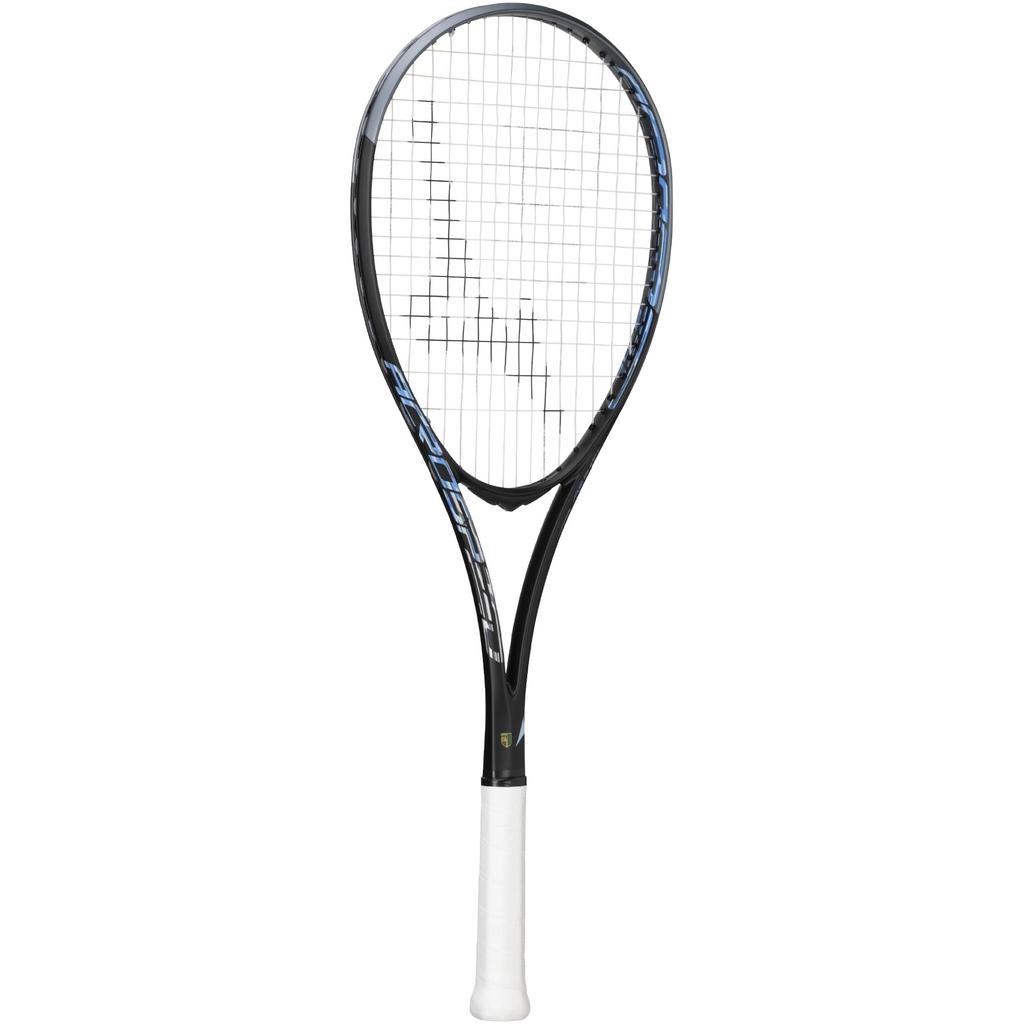 Mizuno Rachetă de tenis AcroSpeed pentru Soft Unisex 63JTN5A60 S-05 Tenis, (Numai cadru), Negru/Albastru deschis,