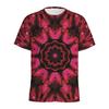 Buntes Kaleidoskop 3D-gedrucktes T-Shirt für Herren Psychedelisches Muster T-Shirt Sommer Lässig Kurze Ärmel Rundhals T-Shirts