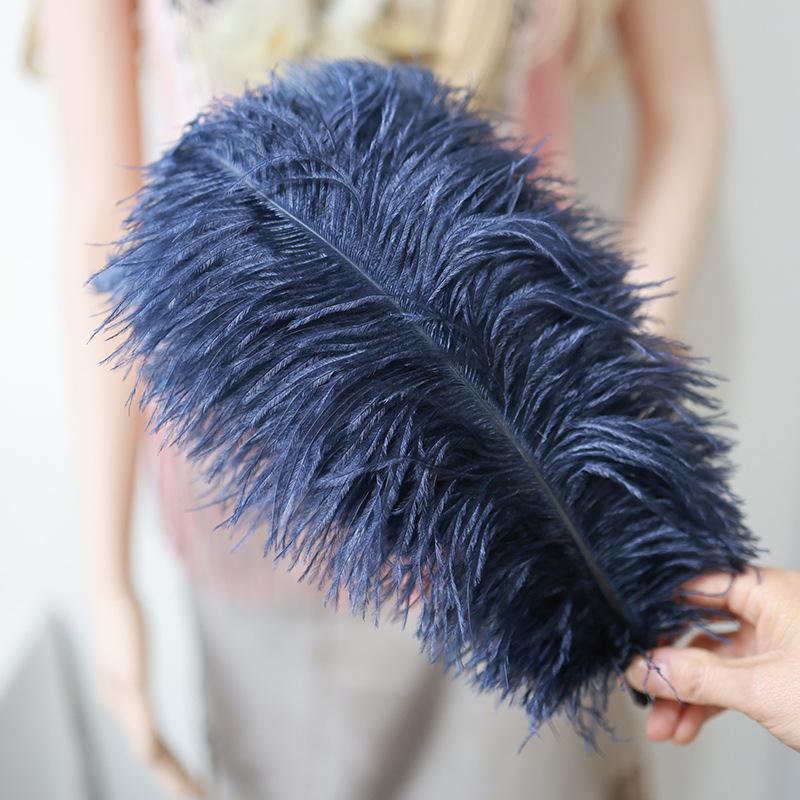 Ostrich Feathers 30-35Cm Wedding Road Guide Table Flower Ornament Ostrich Hair Decorative Clothing Accessories Diy