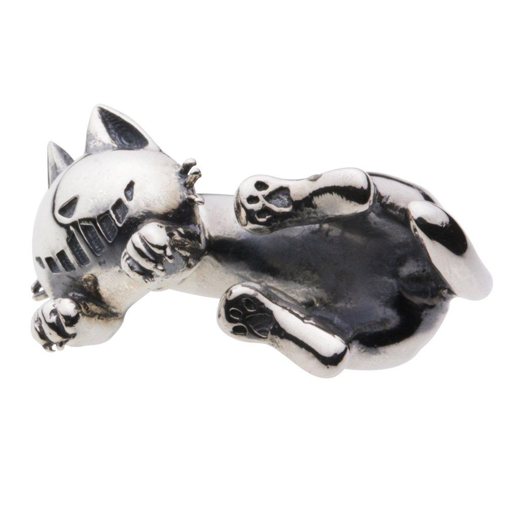 

Cheshire Cat Earrings 925 Silver e0567 [Cenote] [Silver Accessories]