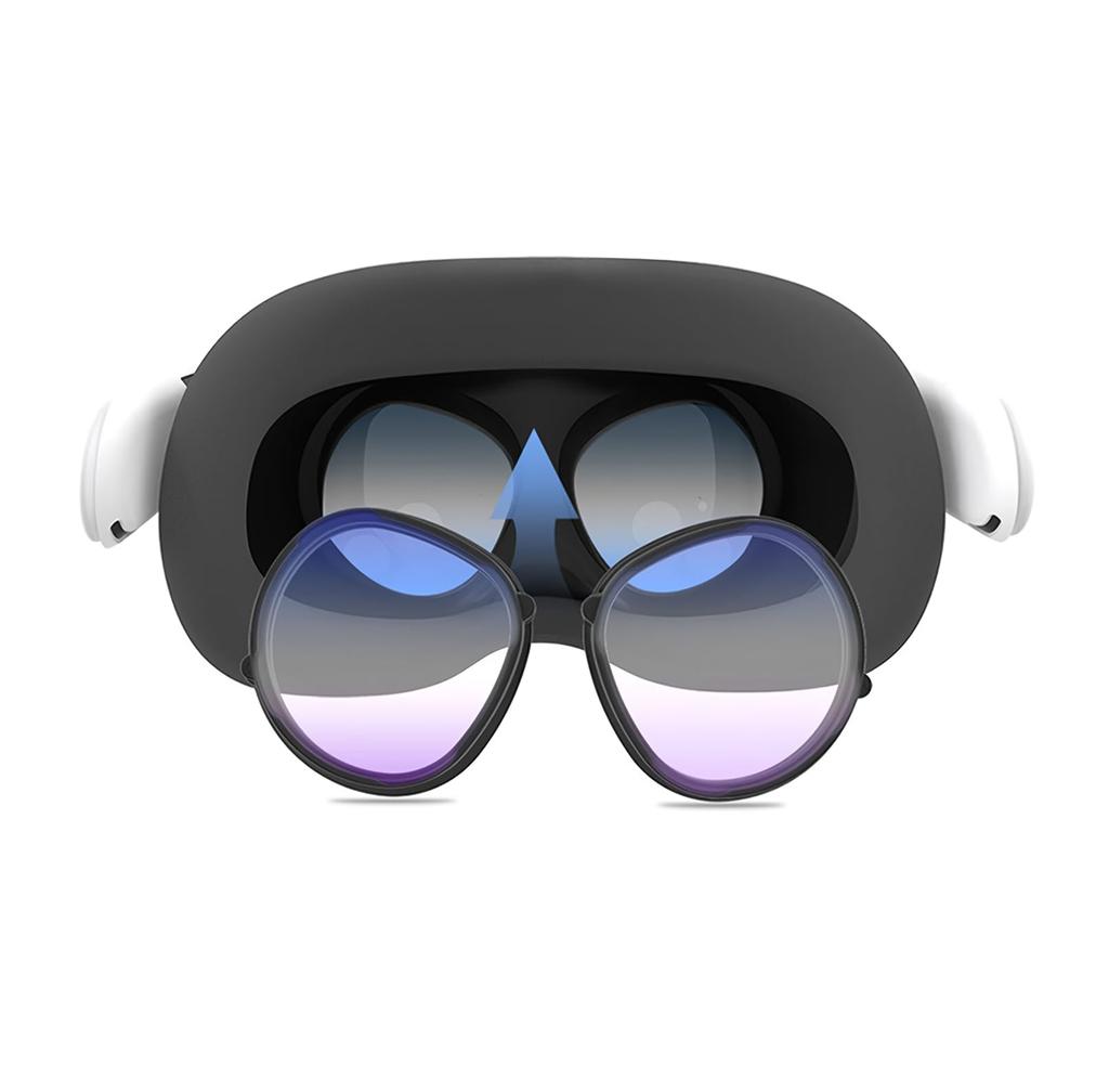 SHEAWA for Meta Quest 3S Myopia Left and Magnetic Magnet Accessories Lens, -4.5, Right, Compatible, Lightweight, Fixation,