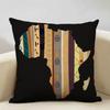 Map of Africa Geometrics Sofa Decorative Pillow Case African Pattern Cushion Cover LinenThrow Pillowcase