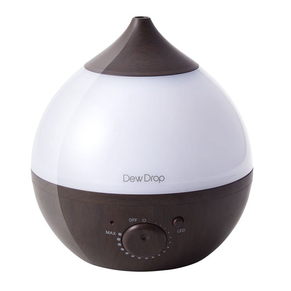 Three Up Aroma Ultrasonic Maximum Humidification Capacity of Suitable for Dewdrop Dark Humidifier, 1.8L Capacity, 270ml/h, 6-Tatami Rooms, M, Wood,