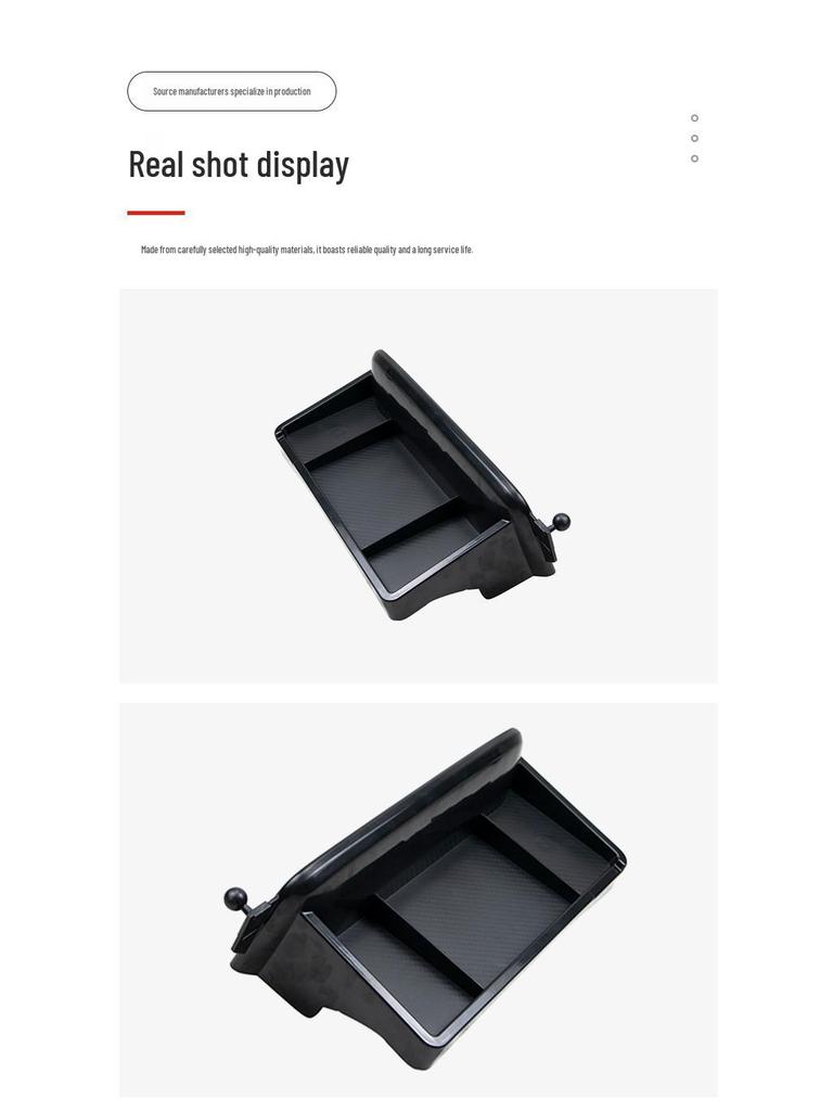 Interior Storage Box & Phone Holder for 2023 Mitsubishi Outlander