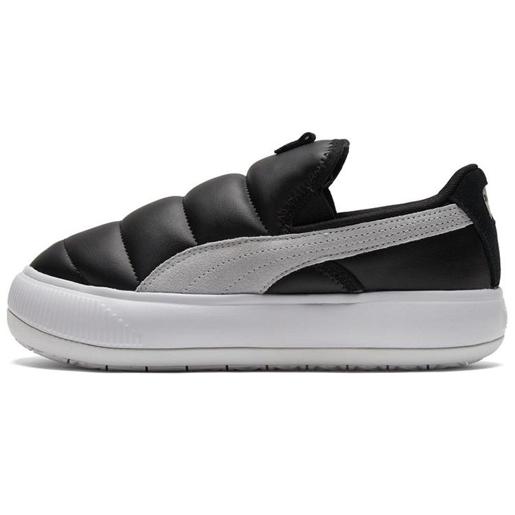 (WMNS) PUMA Suede Mayu Slip-on Shoes Black/White Women s 383827-01 EU 36