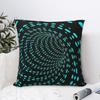 Whirlpool Dizziness Pattern Pillow Cover Novelty Pillow Case For Chair Sofa Home Decoration Cushion Cover Graphic Pillowcases