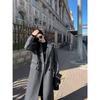 Winter Loose Thickened Herringbone Wool Coat Women Elegant Loose Cotton Padded Slim Tweed Jacket