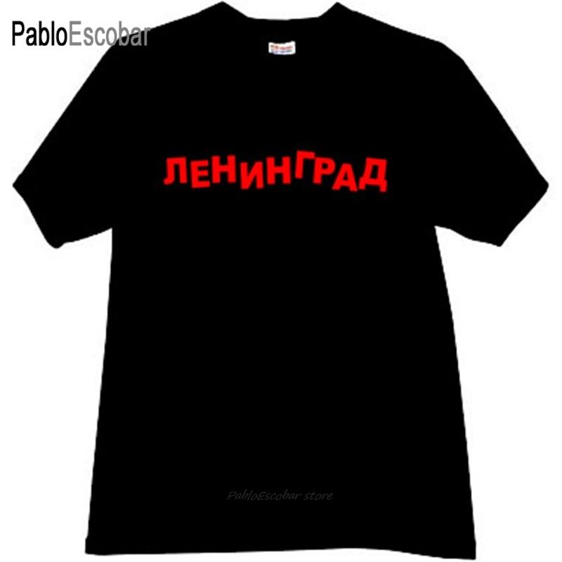 

летняя хлопковая футболка мужская брендовая футболка Big Band Leningrad футболка с русской музыкой мужская майка модная европейский размер 4XL