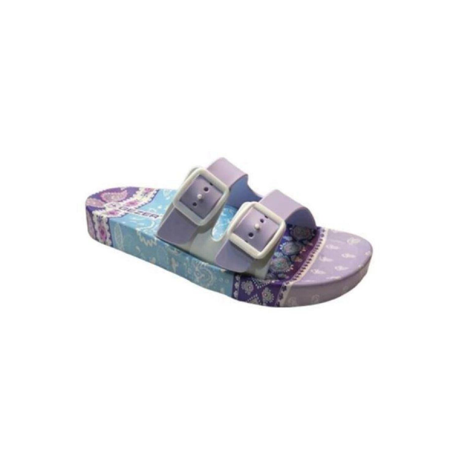 

12300 Сиреневые женские противоскользящие тапочки для бассейна и моря