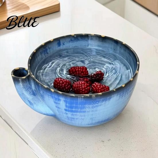 Salatschleuder für Schüssel Erdbeeren Schleuderer Wascher Beere Beeren Selbst Vortex Reinigung Rotierende Spülung Blaubeeren Strudel Design Obstwaschen