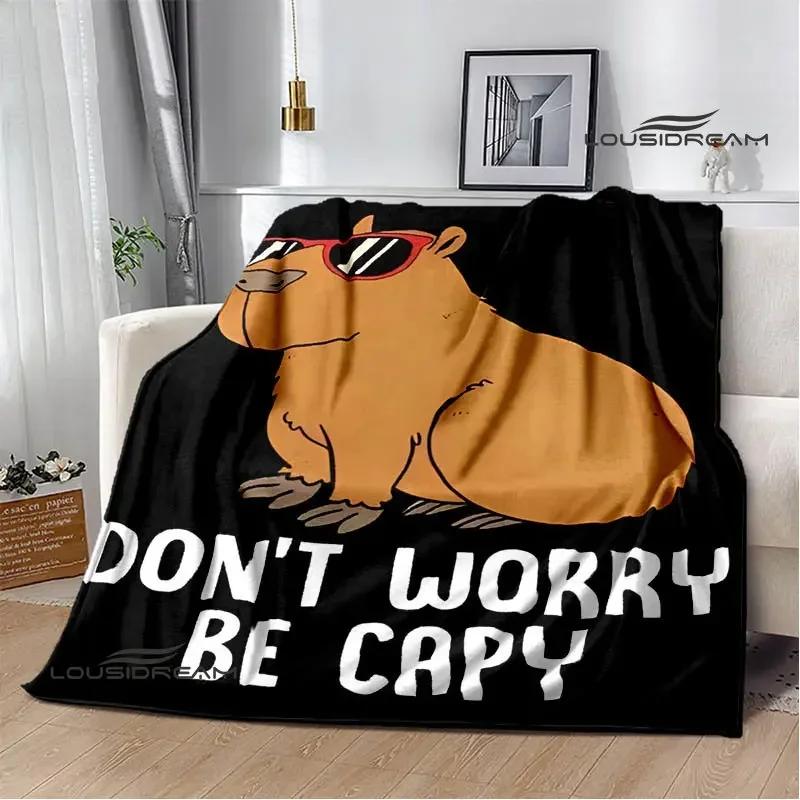 Il Club dei Capibara Coperta anime coperta da lancio copriletto Coperta calda coperte per letti Coperta da picnic regalo di compleanno