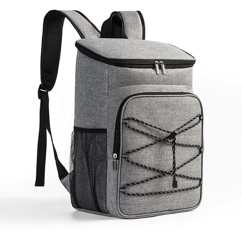 Large Capacity Insulated Backpack,Lunch Bag, for Camping, Picnics and Travel, Multiple Compartments, Adjustable Shoulder Strap